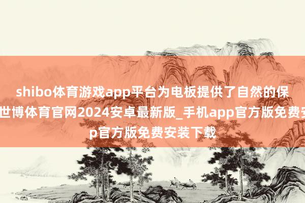 shibo体育游戏app平台为电板提供了自然的保温恶果-世博体育官网2024安卓最新版_手机app官方版免费安装下载